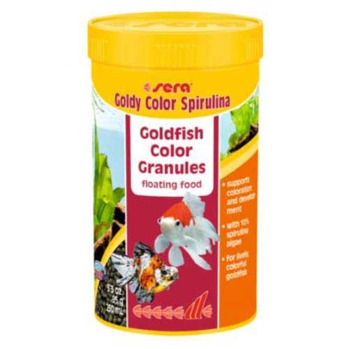 Sera Goldy Color Spirulina Nature - Fish Food Pellets - 100ml