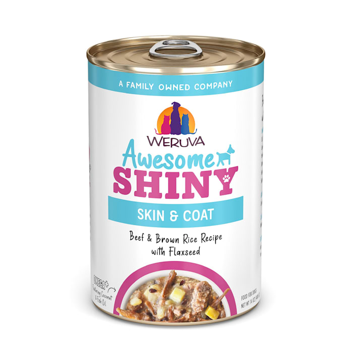Weruva Awesome Shiny Beef & Brown Rice Recipe with Flaxse...