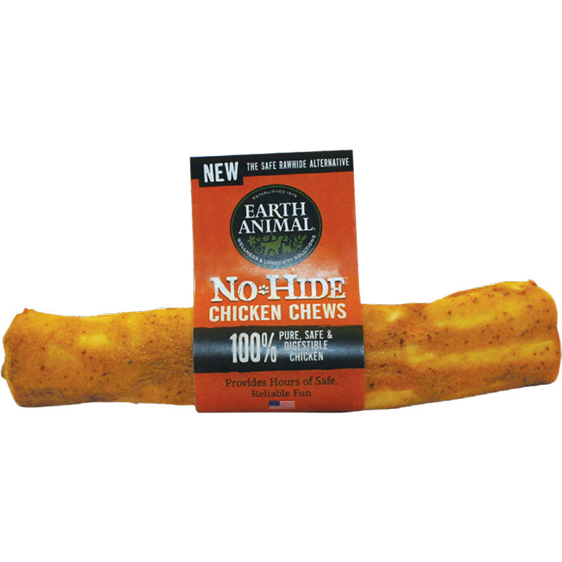 earth Animal Dog No-Hide Chicken 7 Inches 24 Count