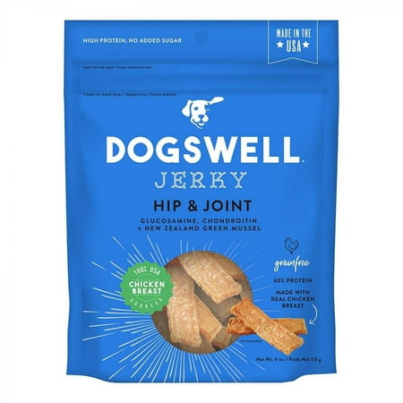 Dogswell Jerky Hip & Joint Dog Treats - Chicken 4 oz