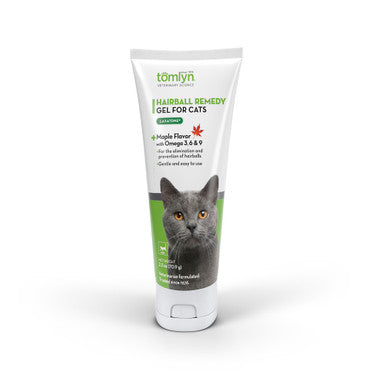 Tomlyn Laxatone Hairball Remedy Gel for Cats, Maple Flavor, 2.5 oz