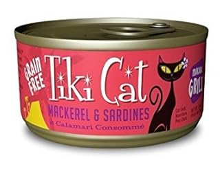 Tiki Cat Makaha Grill Mackerel & Sardines in Calamari Consommé Wet Cat Food, 2.8 oz