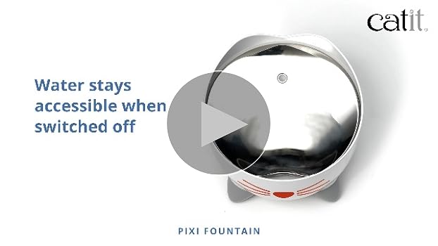 Catit PIXI Drinking Fountain - Cat Water Fountain - White