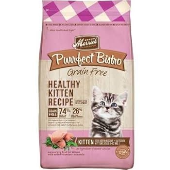 Merrick Purrfect Bistro Healthy Kitten Recipe, Grain-Free, 7 lb Bag