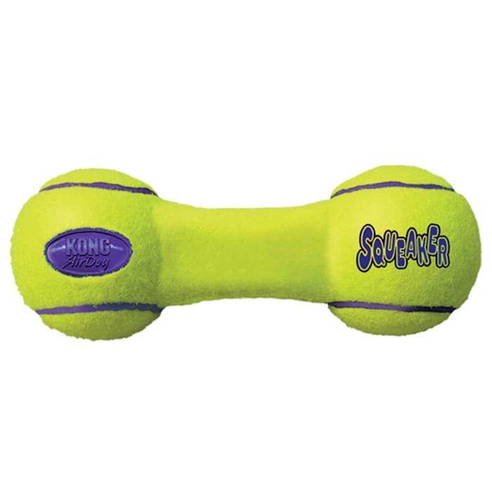 KONG AirDog Squeaker Dumbbell - Small Dog Toy - Durable Fetch Toy with Squeaker