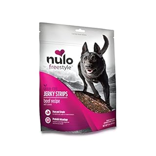 Nulo FreeStyle Beef & Coconut Jerky Strips Dog Treats - Grain Free, 5 oz