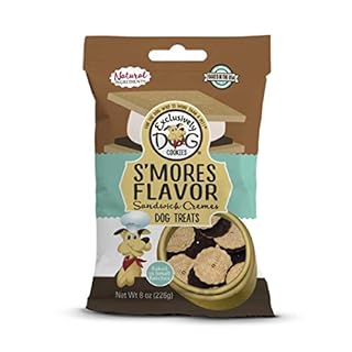 Exclusively Dog S'mores Sandwich Cremes Dog Treats - 8 oz Bag