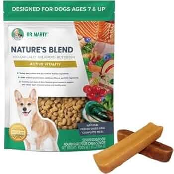 Dr. Marty Nature's Blend Active Vitality Senior Freeze-Dried Raw Dog Food, 16 oz
