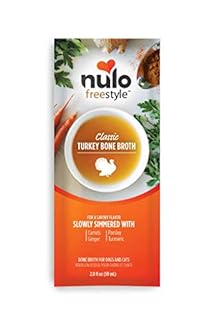 Nulo Freestyle Classic Turkey Bone Broth for Dogs and Cats 2 Ounces (B08JPD6XVX)