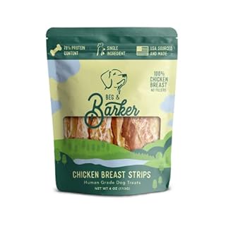 Beg & Barker Air Dried Chicken Breast Dog Treats - 4oz, Single Ingredient, USA Made