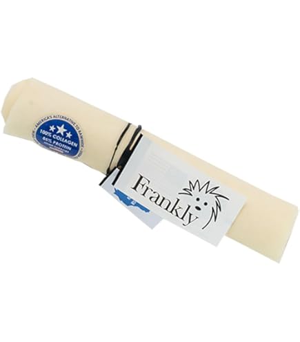 Frankly Mega Thick 10" Natural Beef Collagen Roll Dog Chew
