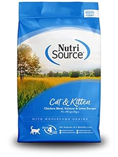 NutriSource Chicken Meal, Salmon & Liver Formula Cat Food 16 Lbs