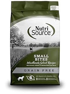 NutriSource Grain Free Woodlands Select Small Bites Dry Dog Food - [Weight Options]