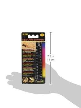 Exo Terra Liquid Crystal Thermometer - Terrarium Temperature Monitor