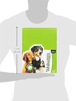 Whimzees Toothbrush Star Dog Treats, Large - Dental Chews, Vegetarian, Gluten-Free (Single)