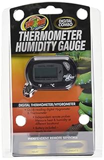 Zoo Med Digital Thermometer Humidity Gauge - Combo Hygrometer for Terrariums