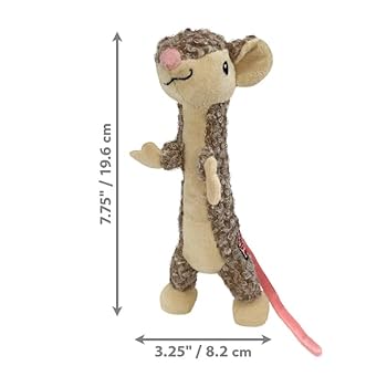 KONG Luvs Mouse Cat Toy - Soft, Crinkle, Catnip Stuffed Interactive Plush Toy for Cats & Kittens