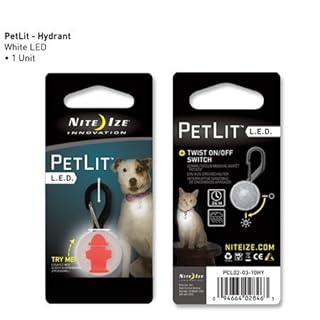 Nite Ize PetLit LED Collar Light - Red Hydrant
