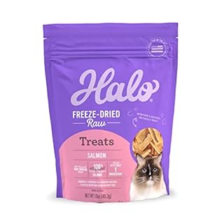 Halo Liv-A-Littles Freeze-Dried Salmon Cat & Dog Treats - 1.6 oz - Wild Caught, Grain-Free, High Protein