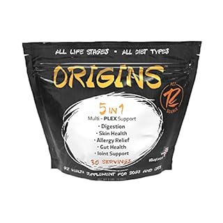 Rogue Pet Science Origins 5-in-1 Dog & Cat Supplement, 2 lbs - Supports Digestion, Skin & Coat, and Joints