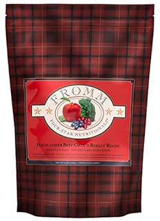 Fromm Four-Star Highlander Beef, Oats & Barley Recipe Dry Dog Food - 4 lb Bag