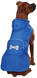 Casual Canine Fleece Lined Stowaway Rain Jacket, X-Large,...
