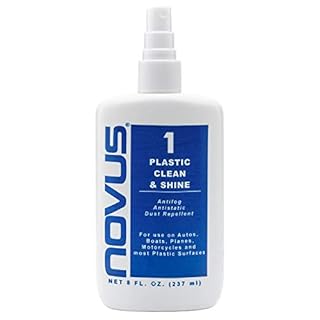 Novus Plastic Clean & Shine #1 - 8 oz. Polish, Cleaner, and Protectant