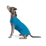 Gold Paw Stretch Fleece Dog Coat - Marine Blue - Size 16
