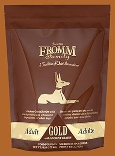 Fromm Adult Gold with Ancient Grains Dry Dog Food, 5 lb Bag