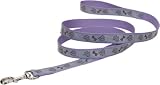 LAZER BRITE REFLECT LEAD 1" 6FT BL PAWS BONES