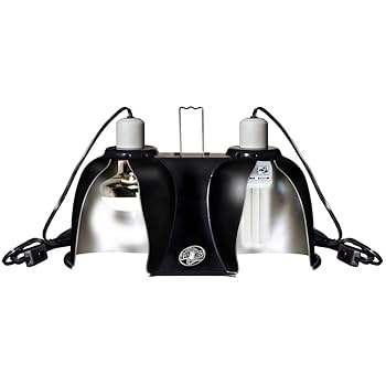 Zoo Med Heat & UVB Combo Pack - 100 Watts - Reptile Basking Lamp & UVB Bulb