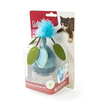 Petlinks Dizzy Thing Spinning Electronic Motion Cat Toy - Blue/Green