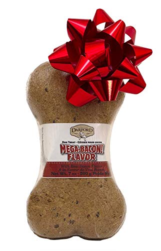 Darford Mega Peanut Butter Bone Dog Treat, 7 oz