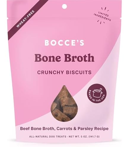 Bocce's Bakery Unicorn Shake Dog Treats - All-Natural, Wheat-Free Biscuits - 5 oz
