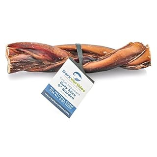 Barkworthies Dog Bully Stick Braided 6 Inch