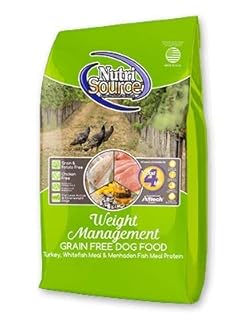 NutriSource Grain Free Turkey Weight Management Dog Food 15lb