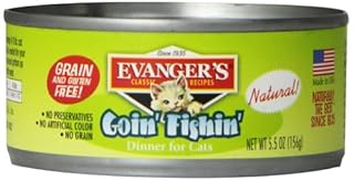 Evanger's Heritage Classic Goin' Fishin' Dinner Wet Cat Food, 5.5 oz Can
