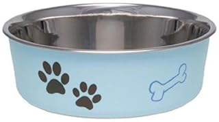 Loving Pets Bella Bowl for Dogs, Extra Large, Murano Blue