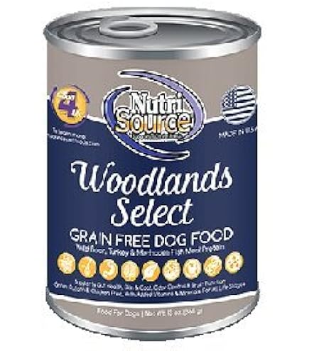 NutriSource Grain Free Prairie Select Canned Dog Food - 13 oz Can - Duck, Turkey & Turkey Liver Recipe
