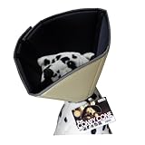 All Four Paws Comfy Cone Pet Cone - Medium/X-Long, Tan - Soft Recovery Collar for Dogs & Cats