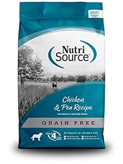 NutriSource Grain Free Chicken & Pea Dry Dog Food - 15 lb Bag