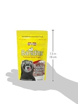 Marshall Bandits Ferret Treats - Chicken Flavor - 3 oz Bag