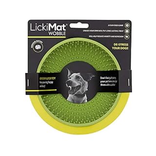 LickiMat Wobble Dog Bowl - Interactive Slow Feeder for Anxiety Relief & Boredom (17x17x8 cm)