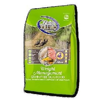 NutriSource Grain Free Weight Management Turkey & Whitefish Dry Dog Food, 5 lb