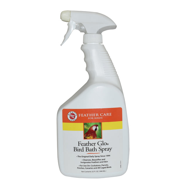 Miracle Care Feather Glo Bird Bath Spray - 8 oz - Feather Conditioning & Cleaning