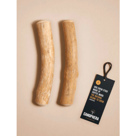Canophera Coffee Wood Chew Stick Dog Treat - Small, Natural Long Lasting, Eco-Friendly