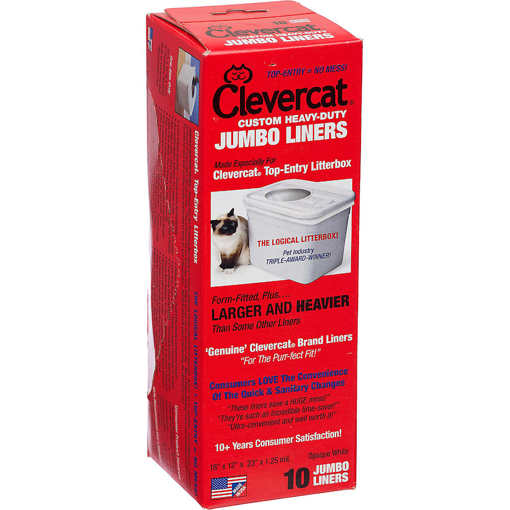 CLEVERCAT INNOVATIONS CLEVERCAT JUMBO LINERS 10 CT