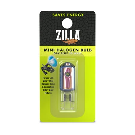 Zilla Mini Halogen Bulb - Day Blue 50W - Reptile Terrarium Lamp