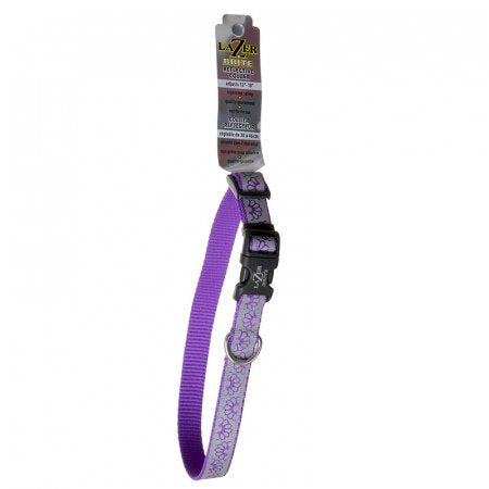 Lazer Brite Reflective Open Design Adjustable Dog Collar ...