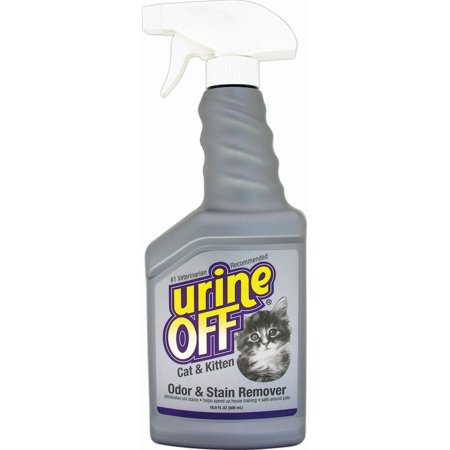 Urine Off Odor and Stain Remover for Cats Sprayer Top 16.9oz